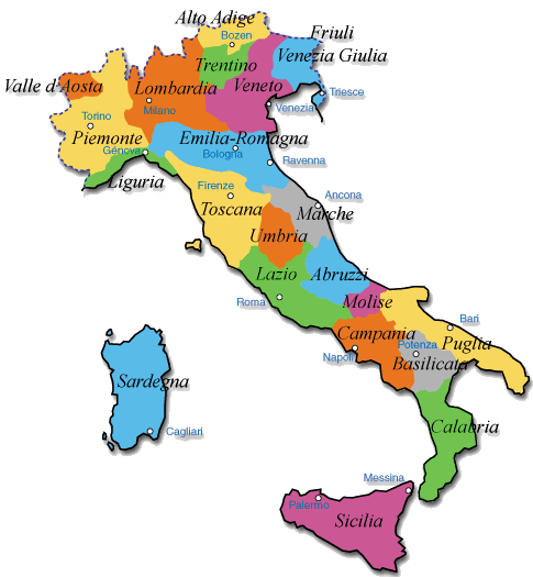 stykk.isMap of Italy stykk.isMap of Italy